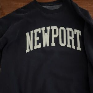 John Galt Newport Navy Crewneck with pockets washed when purchased never worn